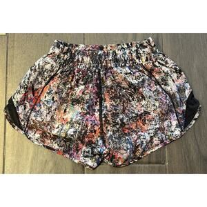 Lululemon Hotty Hot Colorful Women's Athletic Shorts Size 2